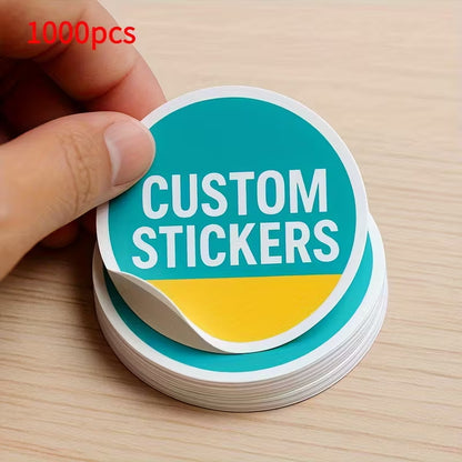 1000pcs Custom Sticker Labels