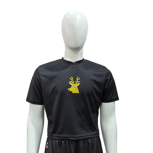 150GSM Mesh Jersey Cropped Short Sleeve V Neck (Full Dye Sublimation)#500248