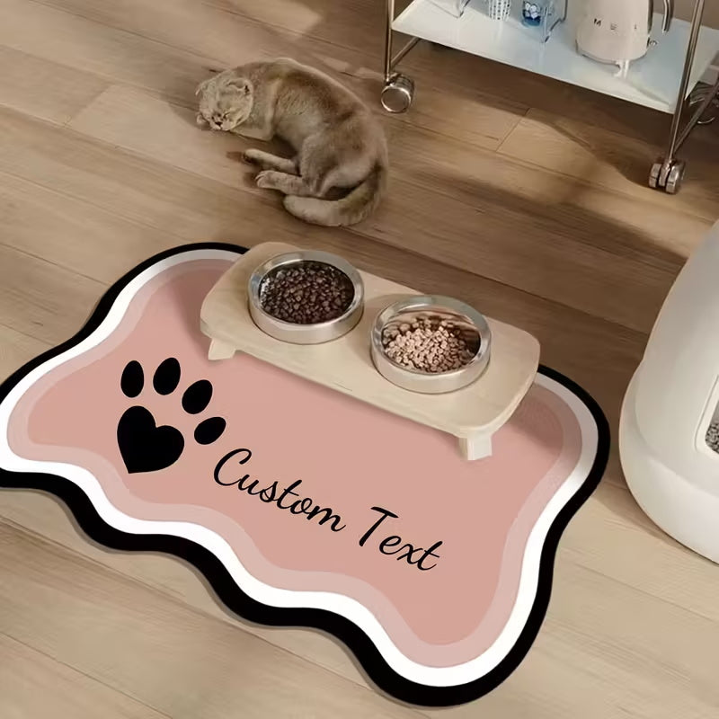Custom Name Pet Mat