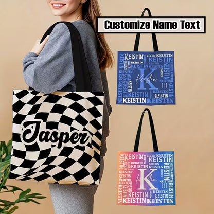 Custom Tote Bag Featuring Your Name
